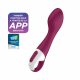 Satisfyer Hot Spot - oplaadbare, verwarmde G-punt vibrator (rood)