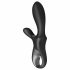 Satisfyer Heat Climax Plus - pametni, grelni analni vibrator z vzvodom (črn)