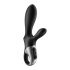 Satisfyer Heat Climax+ - vibrator anal inteligent cu încălzire (negru)