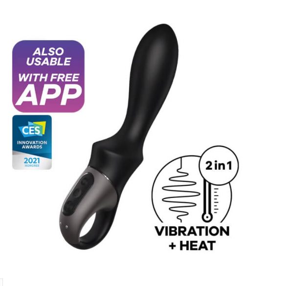 Satisfyer Heat Climax - Smart Warming Anal Vibrator (Black)