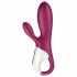 Satisfyer Hot Bunny - интелигентен вибратор за нагряване на ръката (червен)