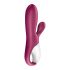 Satisfyer Hot Bunny - vibrator inteligent pentru clitoris cu încălzire (roșu)