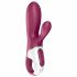 Satisfyer Hot Bunny - интелигентен вибратор за нагряване на ръката (червен)