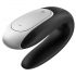 Satisfyer Double Fun - smart, waterproof, remote-controlled couples vibrator (black)