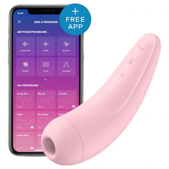 Satisfyer Curvy 2+ - smart klitorisstimulator vibrator (rosa)