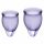 Satisfyer Voel Vertrouwen - menstruatiecup set (paars) - 2 stuks