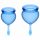 Satisfyer Feel Good - Menstrual Cup Set (Blue) - 2 Pack