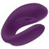 Satisfyer Double Joy - smart, rechargeable, waterproof couple's vibrator (purple)