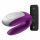 Satisfyer Double Fun - vibrator de cuplu impermeabil cu radio (mov)