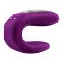 Satisfyer Double Fun - vibrator de cuplu impermeabil cu radio (mov)