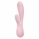 Satisfyer Mono Flex - Smart Waterproof Vibrator (Pale Pink)