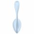 Satisfyer Smooth Petal - viedā vibrējošā ola (zila)