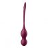 Satisfyer Păsări Iubitoare - bile Kegel inteligente și versatile (burgund)