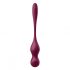 Satisfyer Love Birds Vary - pametna, podesiva geisha kuglica (bordo)