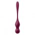 Satisfyer Mīlas Putni - viedās, maināmas geišas lodītes (bordo)