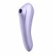 Satisfyer Dual Pleasure - inteligentny wibrator 2 w 1 z akumulatorem (fioletowy)