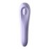 Satisfyer Dual Pleasure - nabíjecí, vodotěsný smart vibrátor na klitoris a vagínu (fialový)