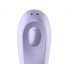 Plaisir Double Satisfyer - stimulateur à air et vibromasseur 2-en-1 (violet)