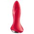 Satisfyer Rotator Plug 1 - rechargeable, beaded anal vibrator (red)