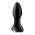 Satisfyer Rotator Plug 2 - oplaadbare, kralen anale vibrator (zwart)