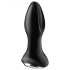 Satisfyer Rotator Plug 2 - vibratore anale a batterie con perle (nero)