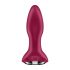 Satisfyer Rotator Plug 2 - analni vibrator s perlama na baterije (fuzija)