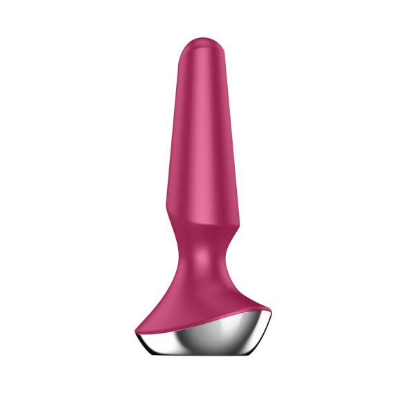 Satisfyer Plug-ilicious 2 - έξυπνος πρωκτικός δονητής (κόκκινος)