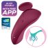 Satisfyer Sexy Secret - Smart Waterproof Panty Vibrator (Burgundy)