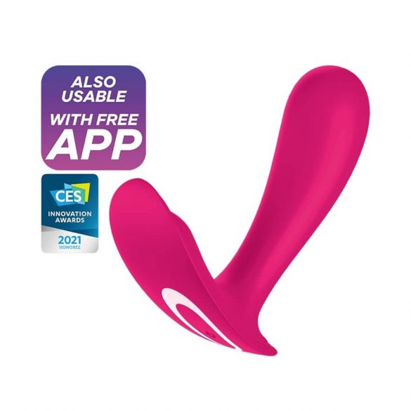 Satisfyer Μυστικό Κορυφής - έξυπνος δονητής με 2 μοτέρ (ροζ)