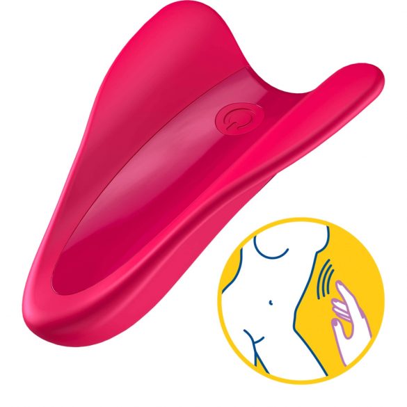 Satisfyer High Fly - wodoodporny wibrator łechtaczkowy na baterie (magenta)