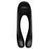 Satisfyer Candy Cane - rechargeable, waterproof dual vibrator (black)