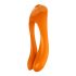 Satisfyer Candy Cane - oplaadbare, waterdichte dubbelarmige vibrator (oranje)