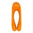 Satisfyer Candy Cane - uppladdningsbar, vattentät dubbel vibrator (orange)