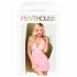 Penthouse Doux & Épicé - robe en dentelle à bretelles et string (rose) - M/L