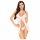 Penthouse After Sunset - Sheer Babydoll and Thong (White)  - M/L