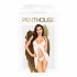 Penthouse After Sunset - babydoll et string translucides (blanc) - L/XL