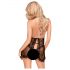 Lace Strap Babydoll and Thong Set (Black) - Penthouse Libido Boost  - L/XL