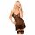 Penthouse Guilty Icon - Garter Dress and Thong (Black)  - L/XL