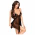 Penthouse Sweet Beast - Rose Babydoll and Thong (Black)