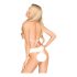 Body cu guler, Perfect Lover, culoare albă (Penthouse)  - M/L