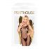 Penthouse Fancy Dope - Open Mesh Bodysuit (Black) - XL