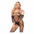 Penthouse "Under Arrest" Open Jumpsuit (Black)  - XL