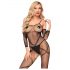 Penthouse Under Arrest - open bodysuit (black) - XL