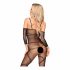 Penthouse "Under Arrest" Open Jumpsuit (Black)  - XL