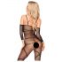 Penthouse Under Arrest - open bodysuit (black) - XL