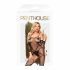 Penthouse Under Arrest" Open Jumpsuit (Black)  - XL"