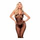 Penthouse Dirty Mind - Open Fishnet Bodysuit (Black)