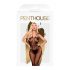 Penthouse Dirty Mind - combinaison résille ouverte (noire)