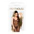 Penthouse Love on Fire - Sparkling Sheer Catsuit with Thong (Black) - L/XL