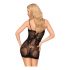 Penthouse Above & Beyond - Mesh Fishnet Dress (Black)  - XL